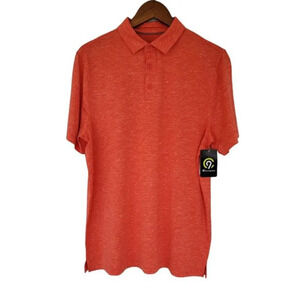 C9 Champion Golf‎ Polo Mens Size M Orange Wrinkle Free NEW
